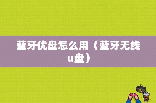 藍(lán)牙優(yōu)盤(pán)怎么用（藍(lán)牙無(wú)線u盤(pán)）