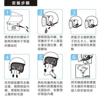 頭盔藍牙對講耳機安裝教程（頭盔藍牙耳機安裝方法）-圖1